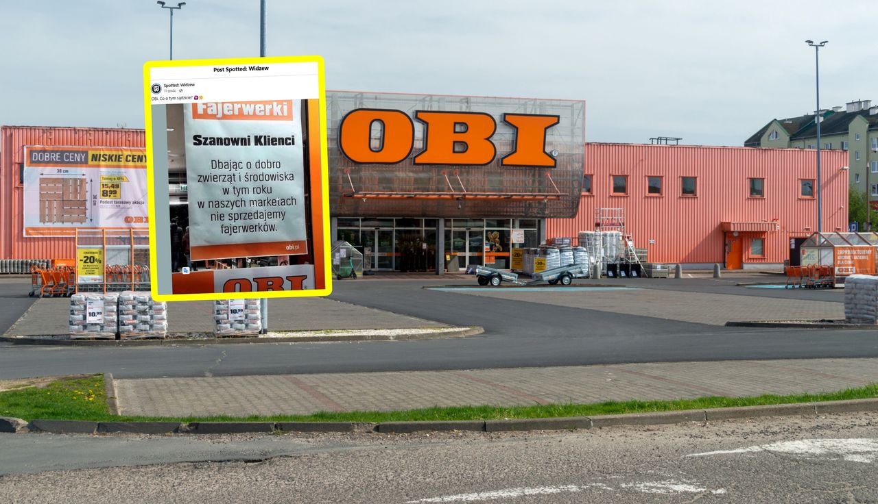 Pokazali karteczkę z Obi. I się zaczęło. "Żadna strata"