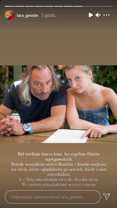 Lara Gessler wspomina ojca