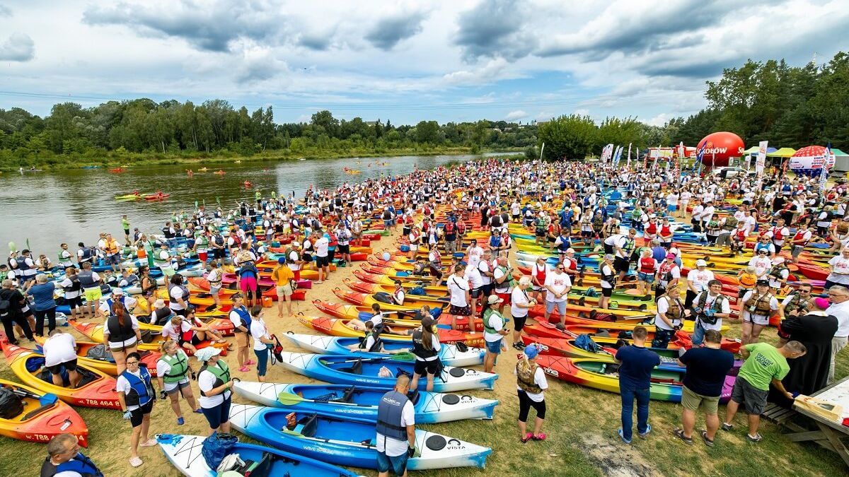 „500 Kajaków” – największy spływ kajakowy na rzece Bug organizowany w województwie podlaskim