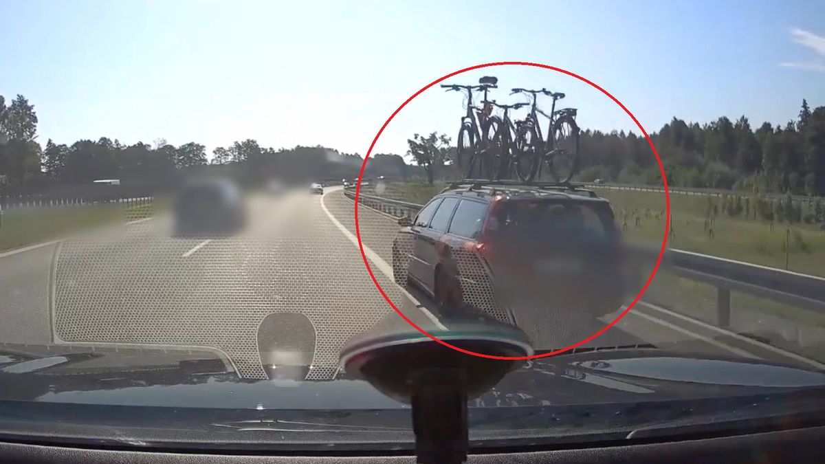 Kierowca wyprzedził auto poboczem. Został za to surowo ukarany 