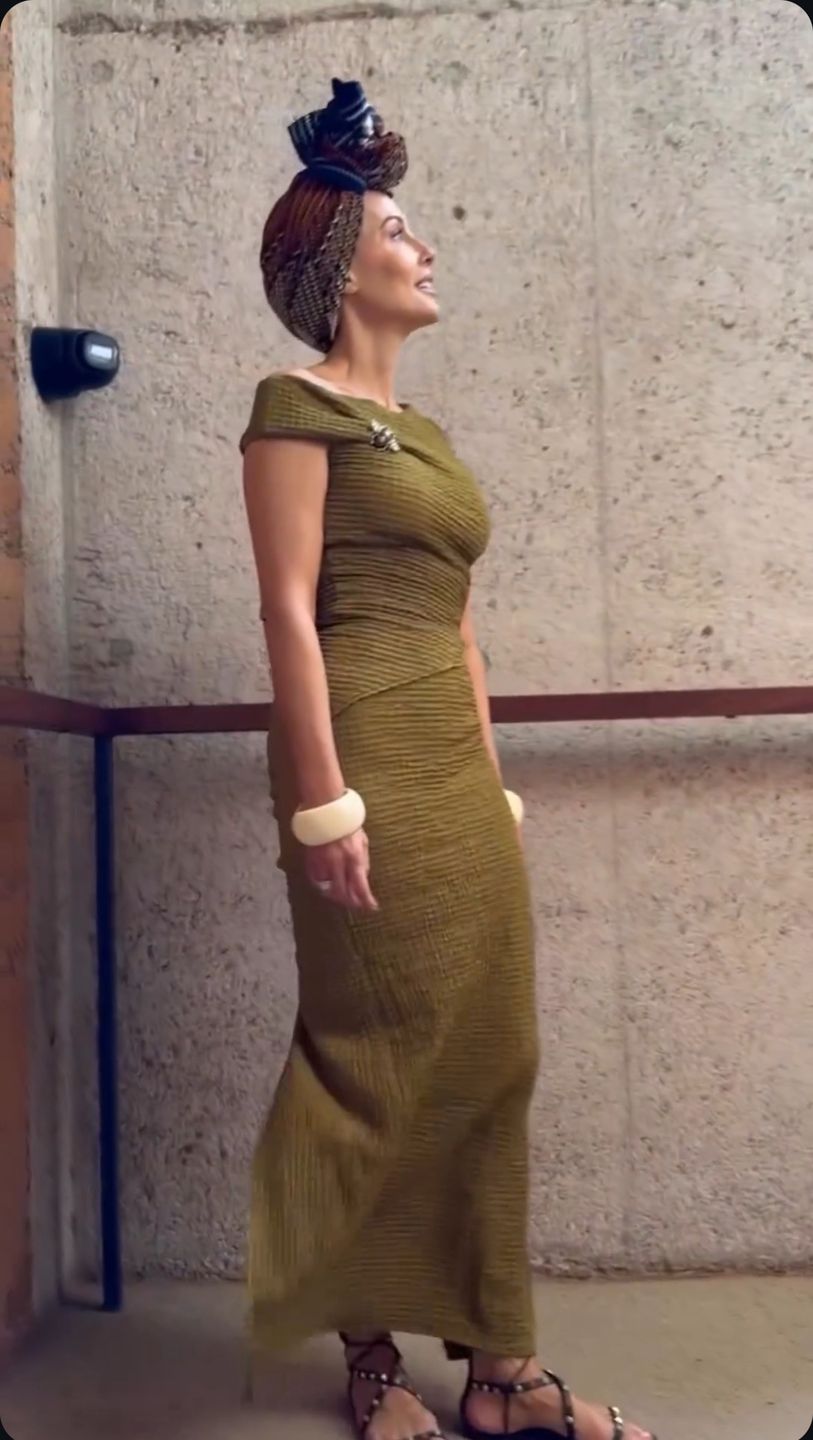 Małgorzata Rozenek pozuje w turbanie