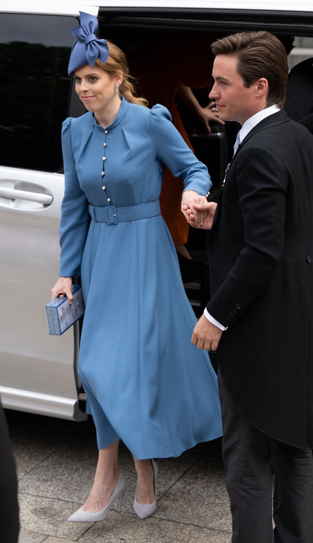 Księżniczka Beatrycze na nabożeństwie z okazji Platynowego Jubileuszu Królowej Elżbiety II  