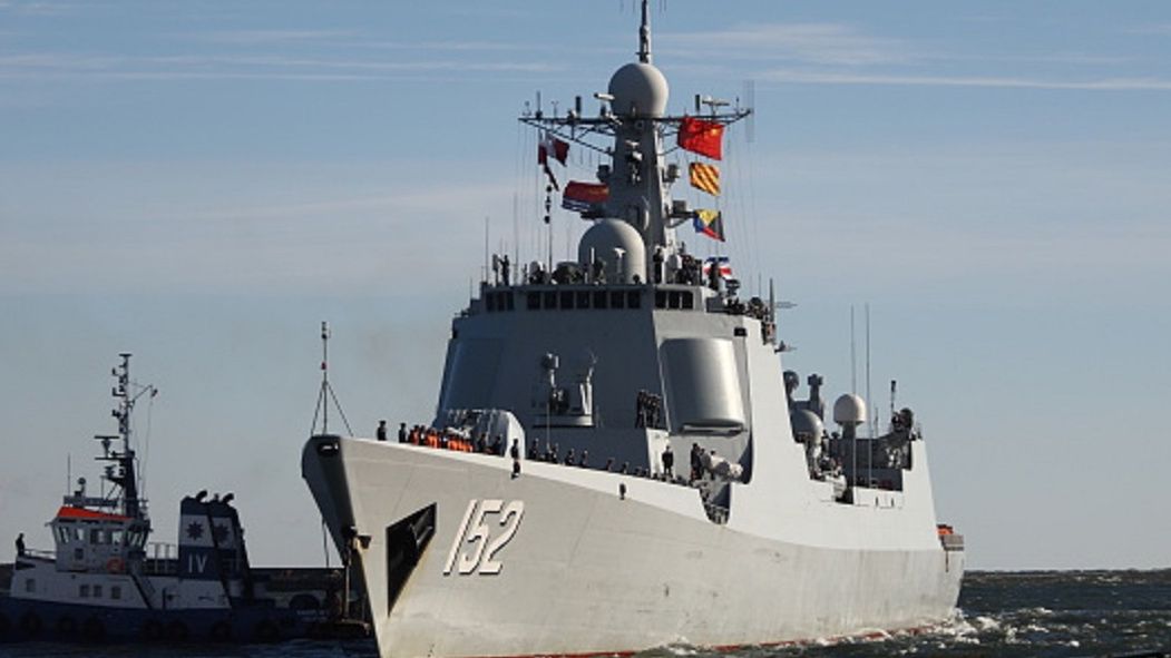 Ćwiczenia wojskowe Chin. Zdjęcie ilustracyjne 