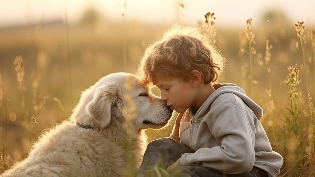 Zwierzęta są dla maluchów prawdziwymi przyjaciółmi