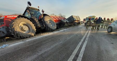 Poważny wypadek na Mazowszu. W akcji śmigłowiec LPR
