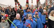 Tak Nowy Sącz świętował Niedzielę Palmową. Był jarmark, występy i konkurs palm w centrum miasta