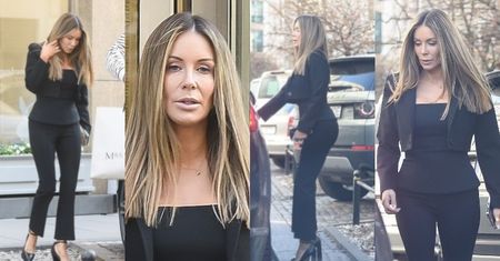 Elegancka Małgorzata Rozenek maszeruje chodnikiem w butach na NIEBOTYCZNIE wysokich obcasach (ZDJĘCIA)
