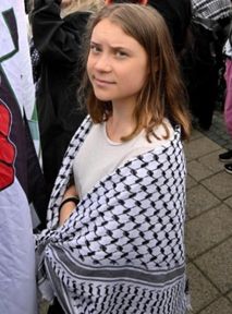 Eurowizja 2024. Greta Thunberg na antyizraelskich protestach