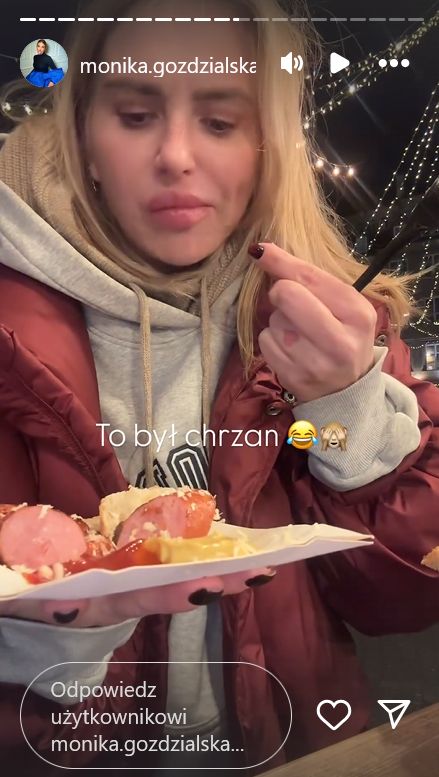 Monika Goździalska przetestowała jedzenie z jarmarku w Warszawie