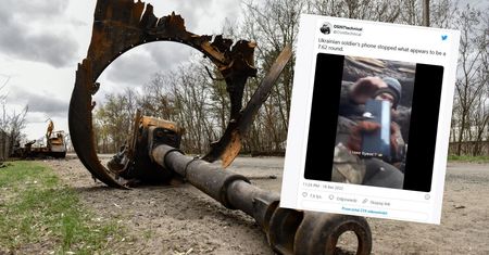 Ten nabój miał go zabić. Niesamowite wideo z Ukrainy