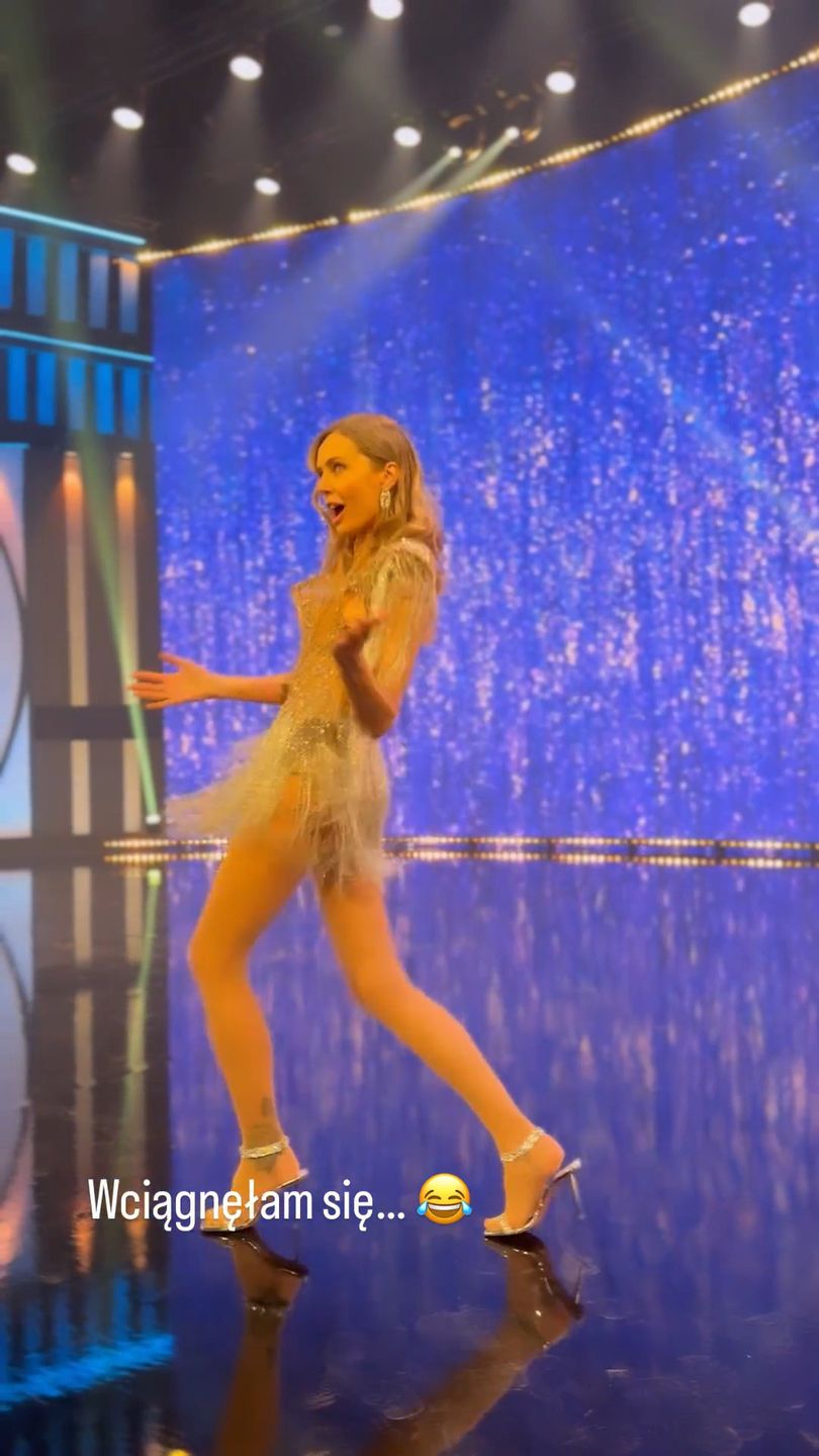 Agnieszka Woźniak-Starak na planie "Mam talent!"