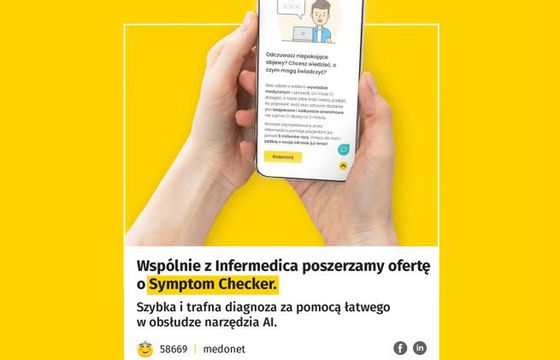 Medonet z narzędziem do wstępnego rozpoznawania dolegliwości