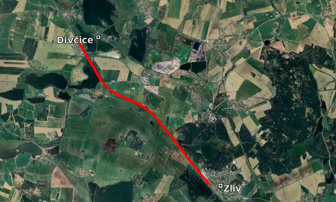 Trasa, na której doszło do zderzenia pociągów