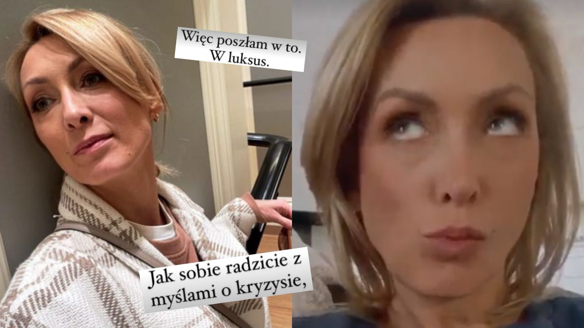 Anna Kalczyńska chwali się, że "poszła w luksus" i pyta, jak fani sobie radzą z myślami o kryzysie 
