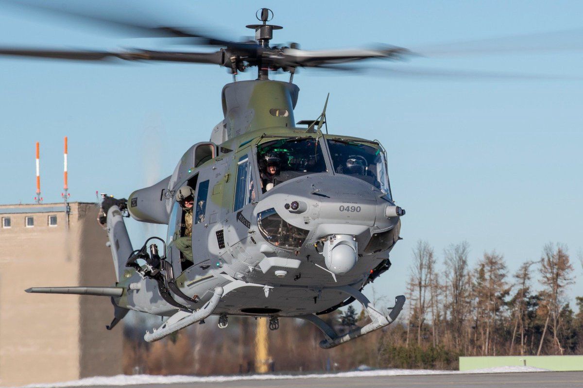 UH-1Y Venom helicopter of the Czech army