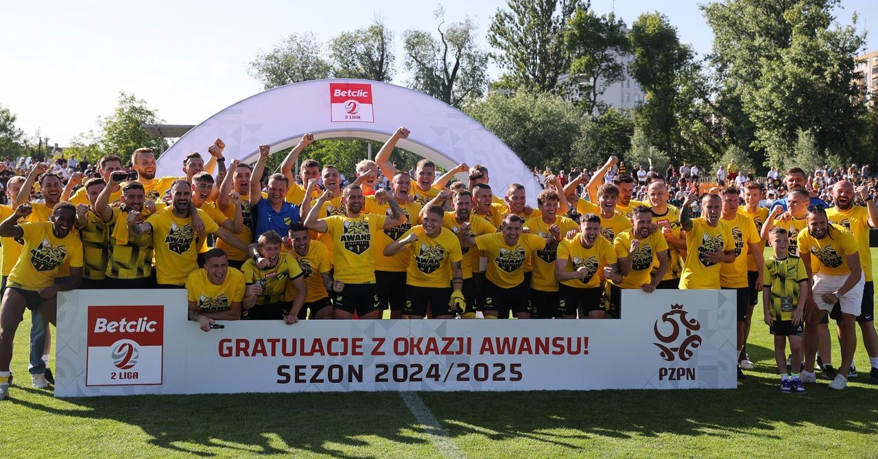 Wieczysta Kraków nie zadowoli się I ligą, celem jest ekstraklasa. "Prezes nie lubi przystanków po drodze"