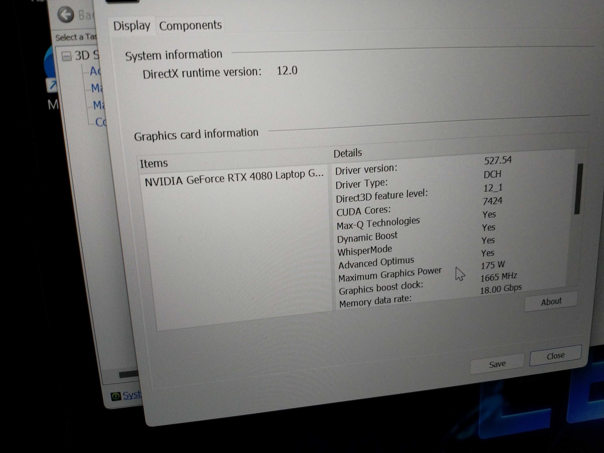 Inżynieryjna próbka Lenovo Legion Pro 7i z Nvidia GeForce RTX 4080 (175 W TGP).