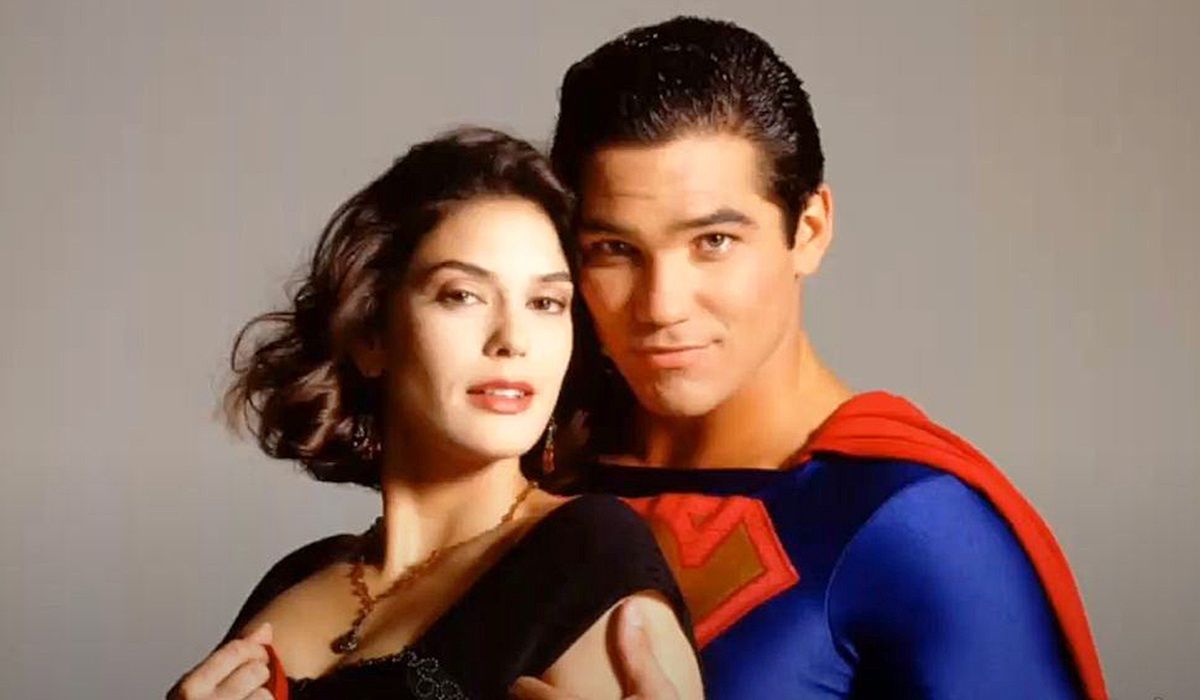 Dean Cain i Teri Hacher w serialu "Nowe przygody Supermana"