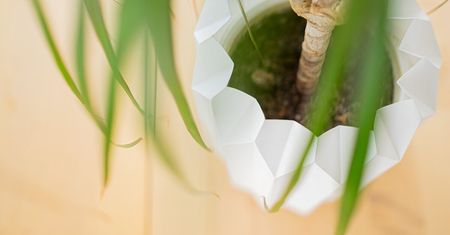 Dobrze się składa – warsztaty tworzenia osłonek origami na doniczki dla dorosłych i młodzieży