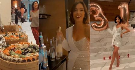 "Skromne" urodziny Klaudii Halejcio w domu za 9 milionów: sushi, personalizowane ciasteczka i wódka za TYSIĄC ZŁOTYCH (ZDJĘCIA)