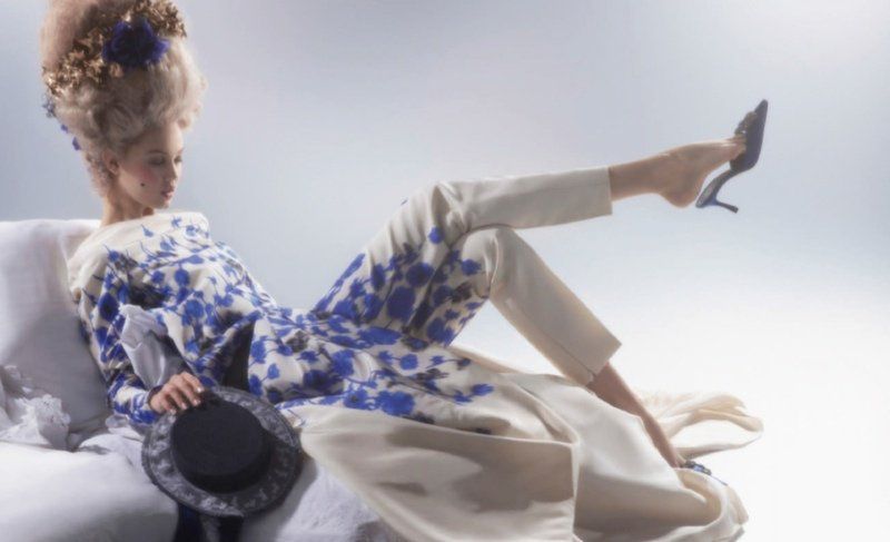 Niech żyje królowa! Duet Karl Lagerfeld i Lindsey Wixson 3