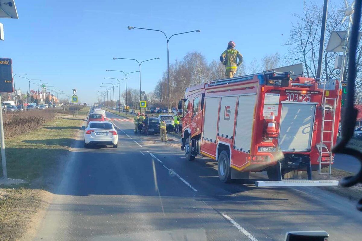 Hyundai wjechał w tył toyoty na al. Witosa