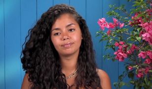 Amira z "40 kontra 20" na starym zdjęciu. Miała rude włosy