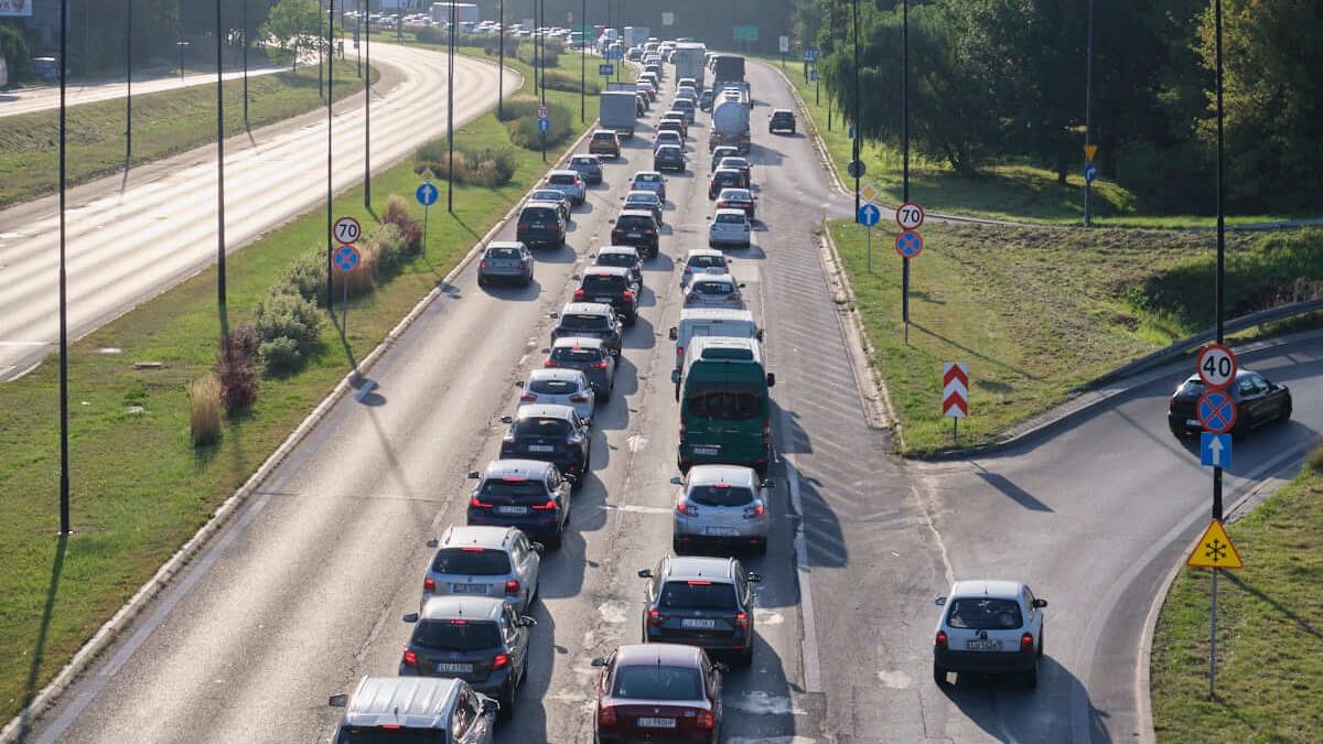 Korki w Dzień bez Samochodu w Lublinie