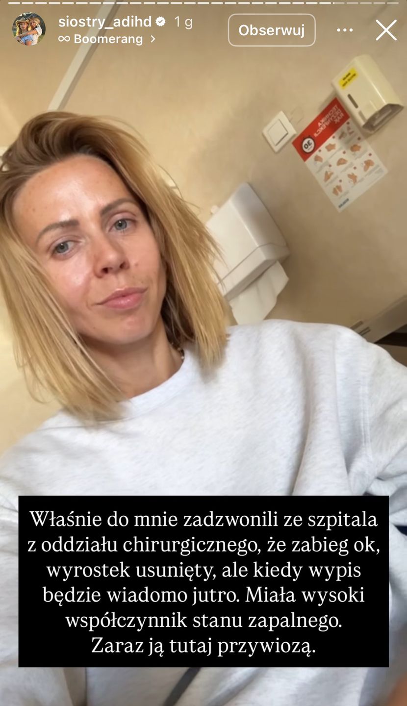 Ilona Krawczyńska trafiła do szpitala 