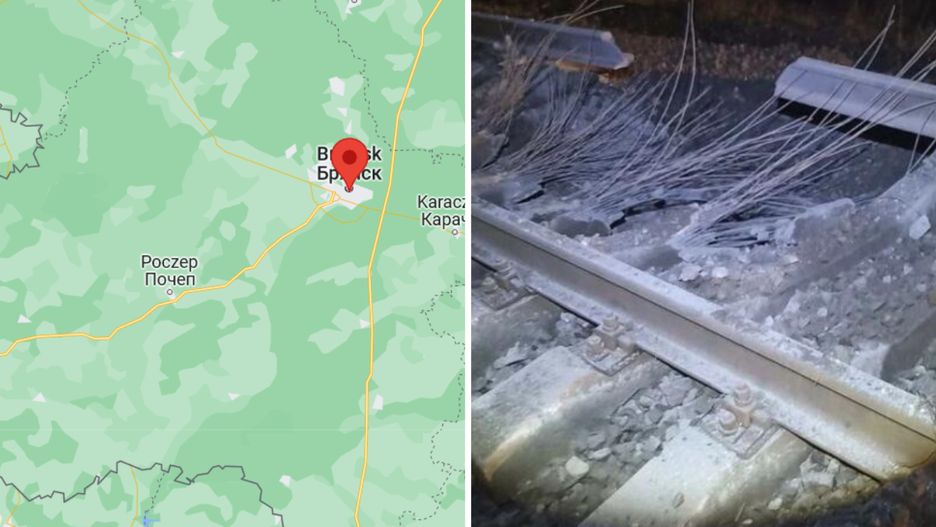Zniszczono ważną linię kolejową