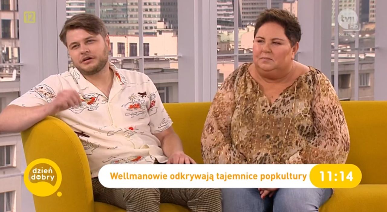 Dorota Wellman z synem w DDTVN. Jakub Wellman długo się zbierał, by ujawnić, kim jest