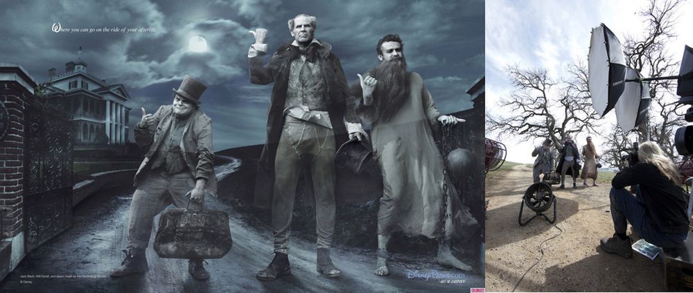 Sesja dla Disney'a i Annie Leibovitz podczas pracy 5