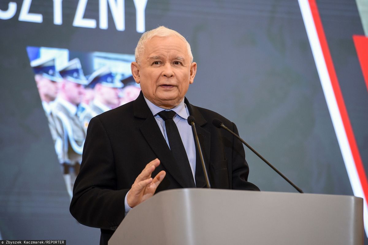 Prezes PiS Jarosław Kaczyński 