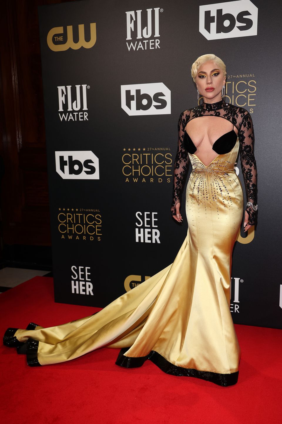 Lady Gaga na Critics Choice Awards Event w Londynie