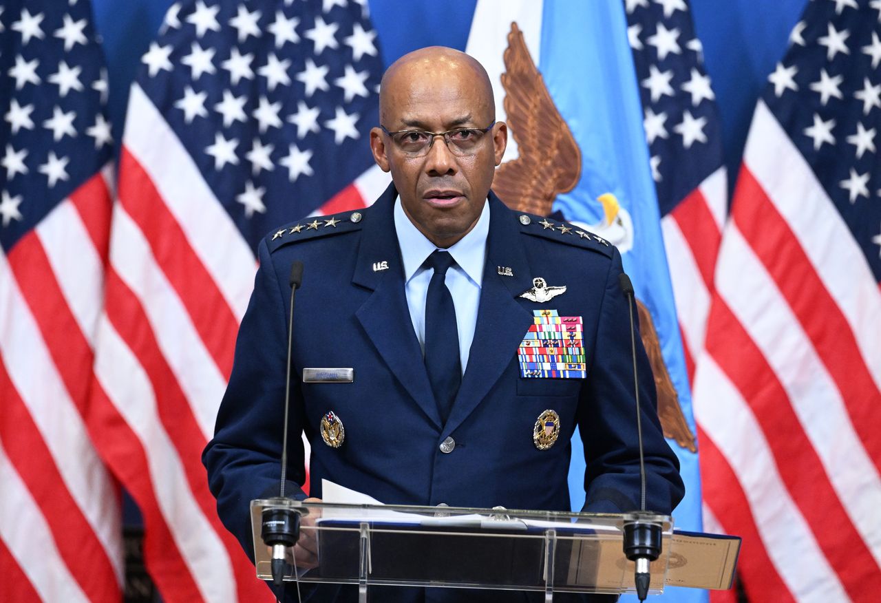 US Chairman of the Joint Chiefs of Staff General Charles Q. Brown