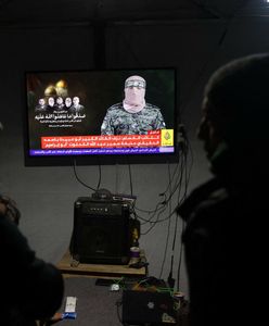 Tajemnicza postać na nagraniu. Wygłosił komunikat o śmierci liderów Hamasu