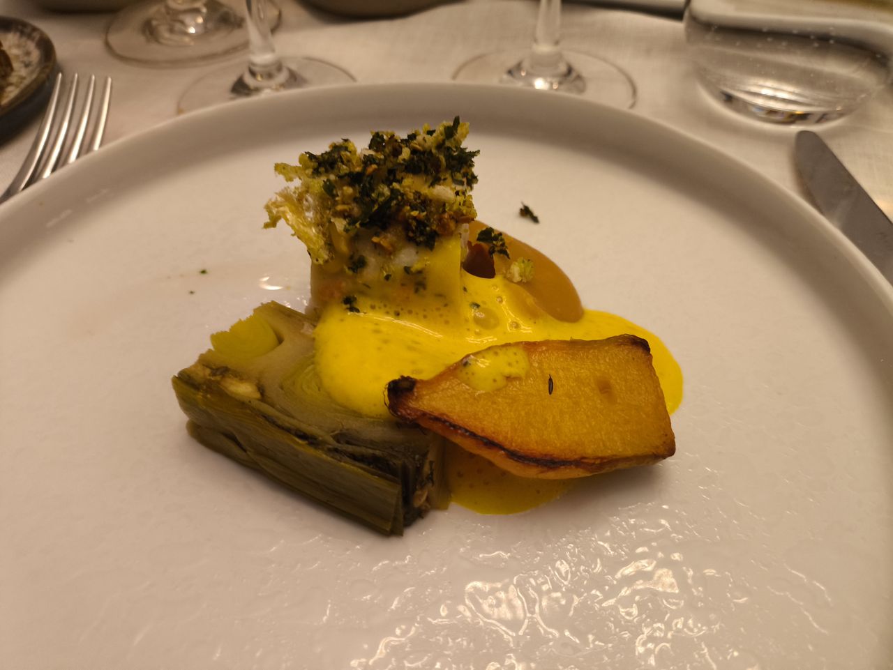 Ryba z żółtym sosem