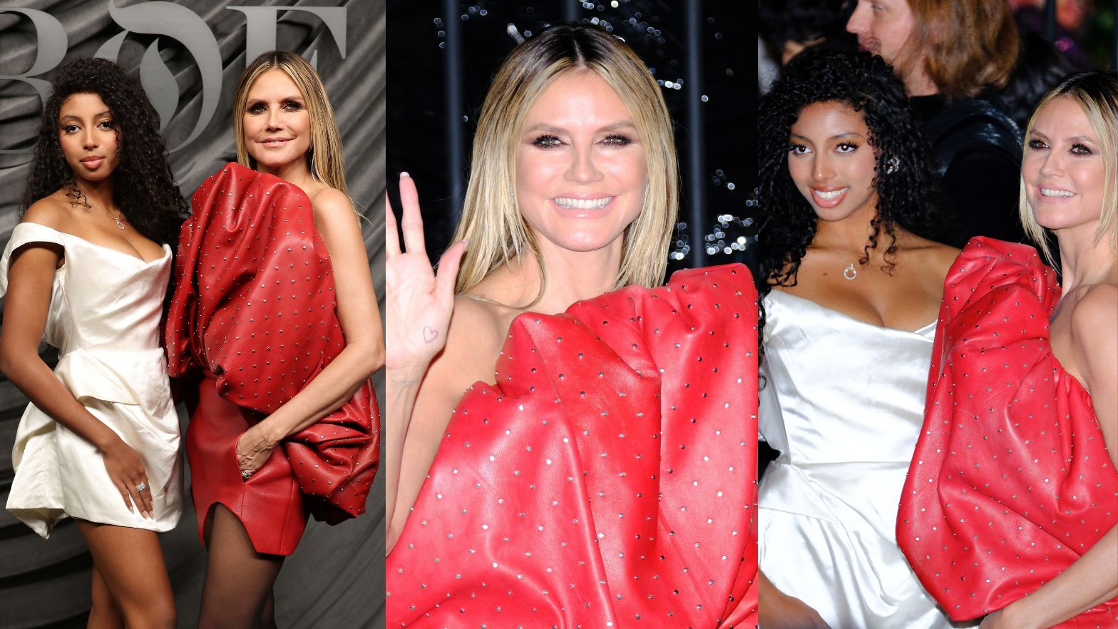 Heidi Klum bryluje na paryskiej gali u boku 16-letniej córki