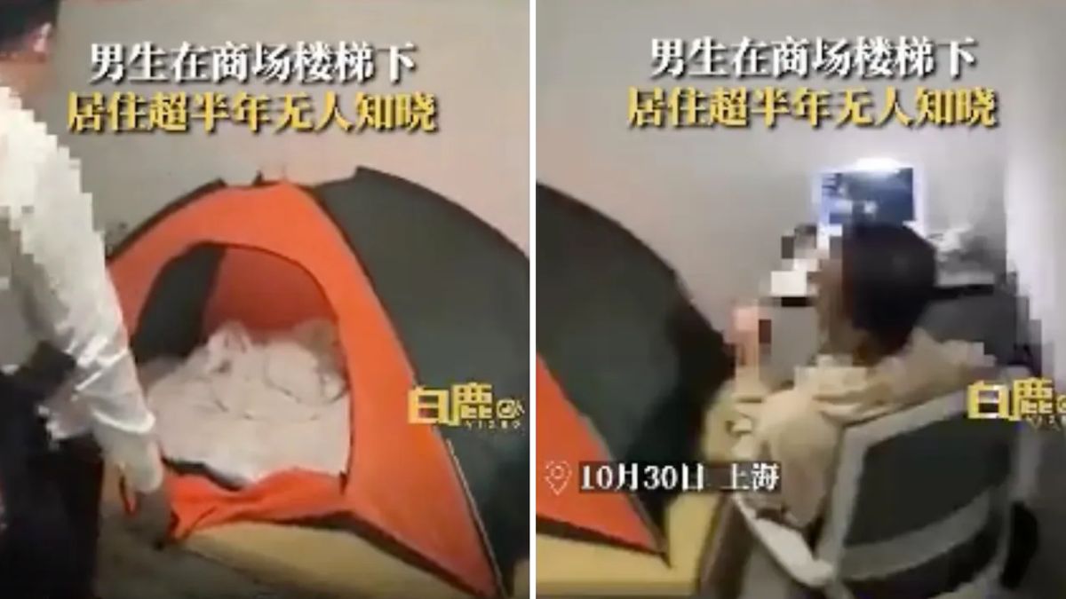 Mężczyzna zamieszkał w galerii handlowej 