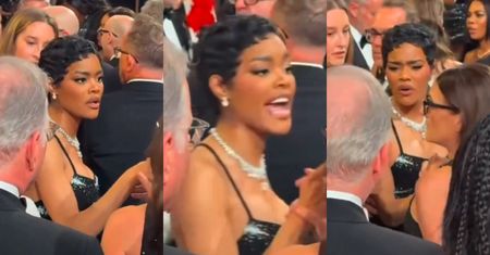 Teyana Taylor odpaliła się za kulisami Oscarów. Wykrzykiwała do ochroniarza: "Wyskakujesz Z ŁAPAMI do kobiety" (WIDEO)