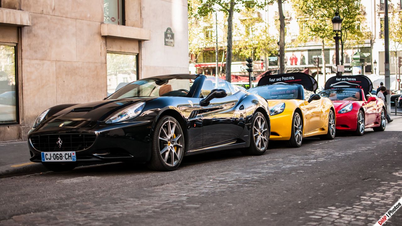 Ferrari California trio Pełna rozdzielczość