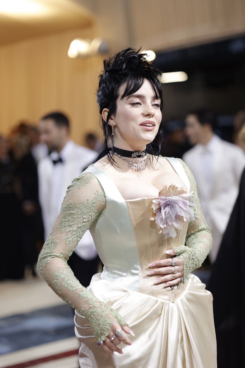 Billie Eilish na Met Gala w Metropolitan Museum of Art
w Nowymjorku, 2022 EPA/JUSTIN LANE 
Dostawca: PAP/EPA.
JUSTIN LANE