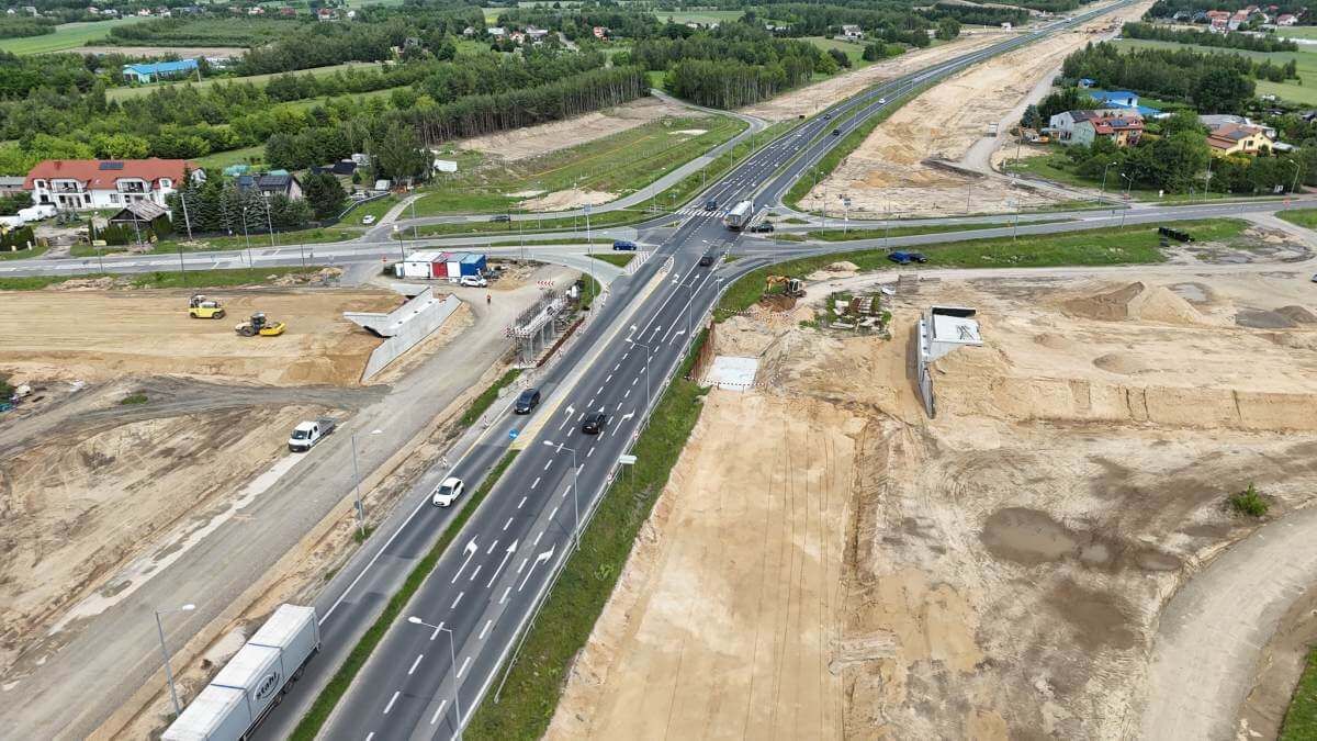 Postęp prac na budowie trasy S19 Lublin - Lubartów