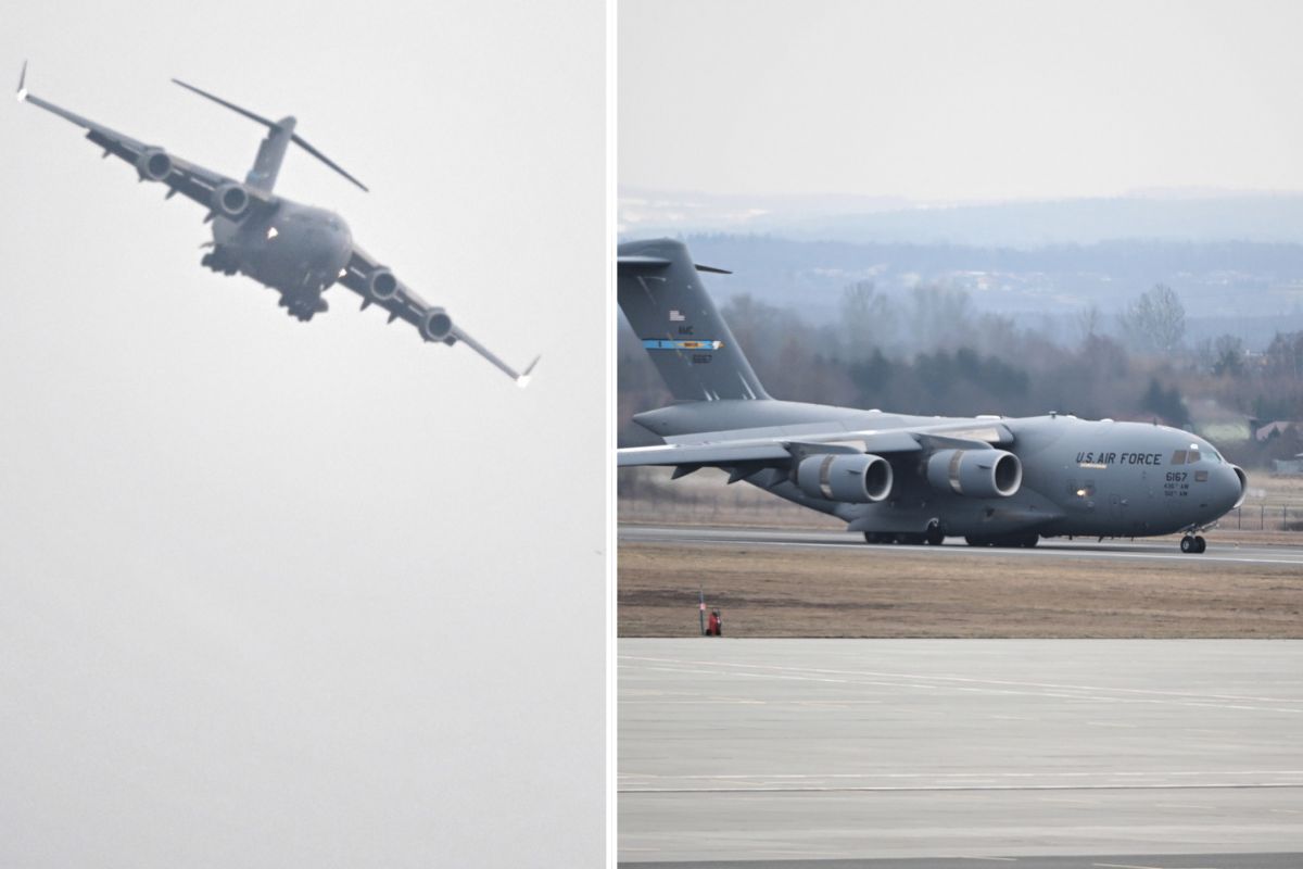 Potężnych rozmiarów Boeing wylądował. Poruszenie pod Rzeszowem