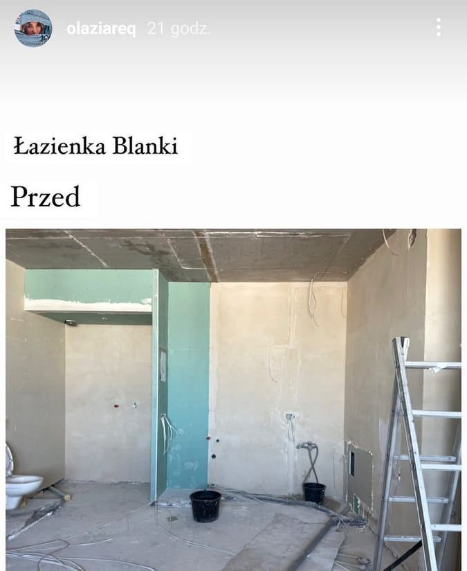 Łazienka Lipińskiej przed remontem
