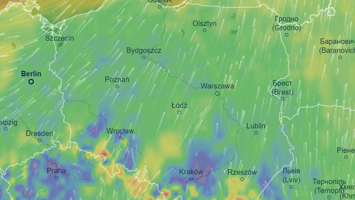 Prognoza pogody. Będzie silny wiatr