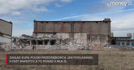 Kupił od Ukraińców firmę za 5 mln zł. Tak wygląda rozbiórka znanej fabryki w Kaliszu