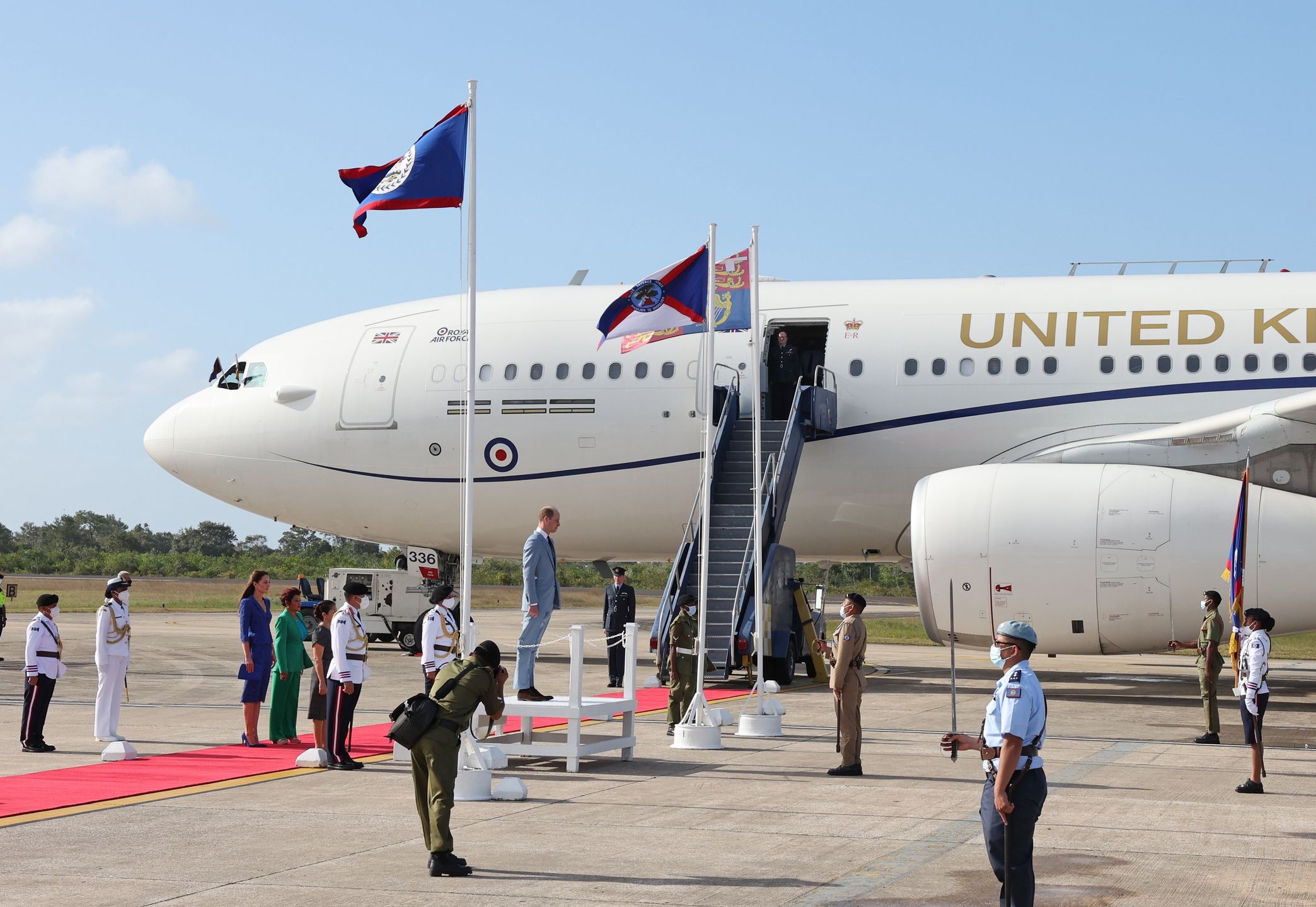 Kate i William w Belize