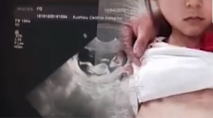 12-latka z Chin w ciąży/ youtube