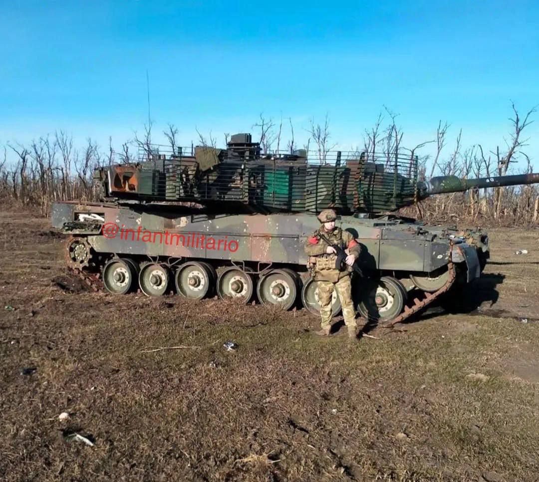 Leopard 2A6 w rękach Rosjan